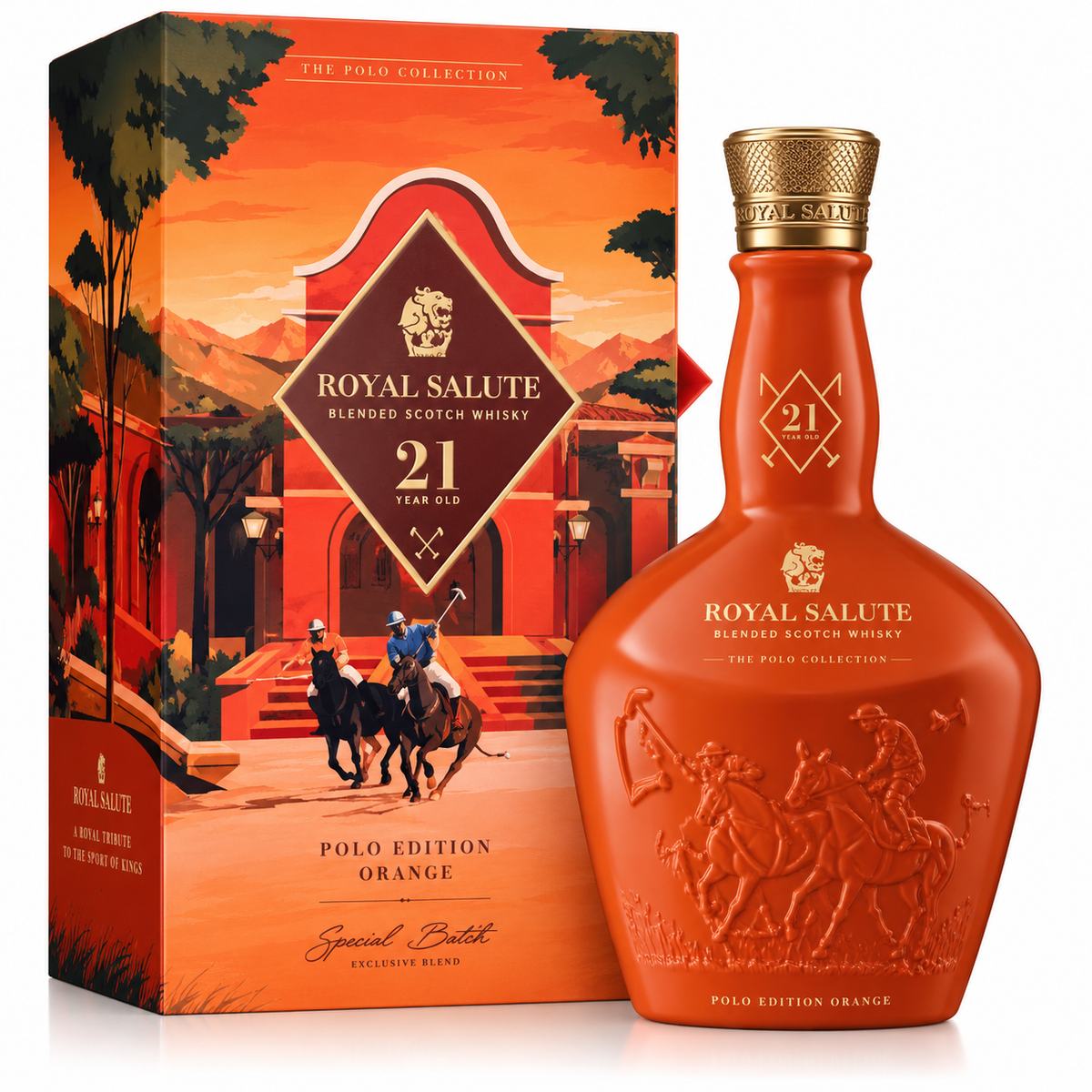 Royal Salute Polo Edición Naranja 700 ml